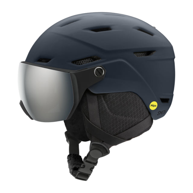 Smith Survey Jr. MIPS Helmet Matte French Navy + Silver Mirror